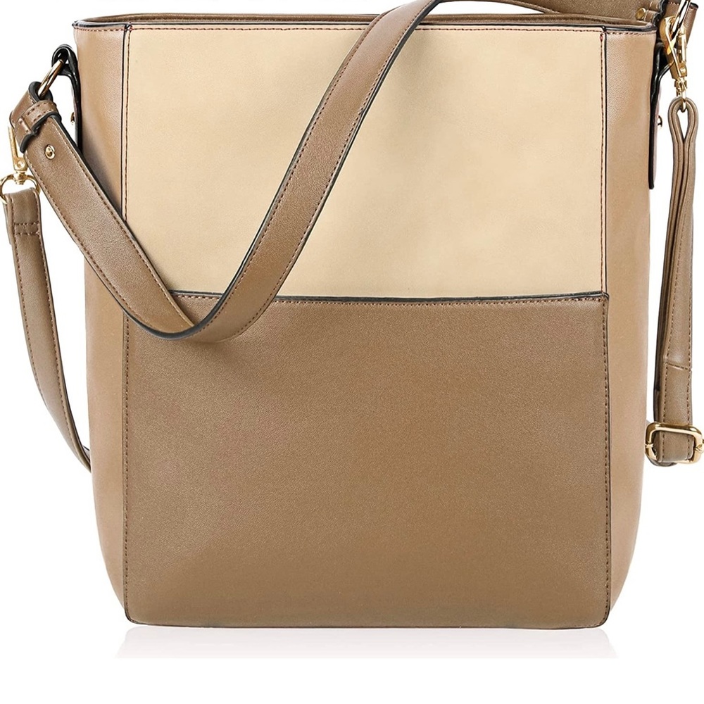 Tote bag for women, vegan leather with polyester lining. Brand new never opened